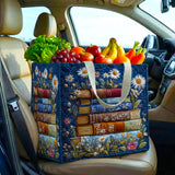 Book Haven | Quilted Shopping Bag