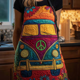 Hippie Vintage Van | Quilted Apron