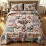 Floral Bible | 3-Piece Handcrafted Bedding Set