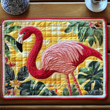 Tropical Flamingo | Quilted Placemat