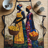 Golden Queen | Quilted Apron
