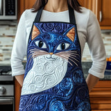 Whimsical Kitten | Quilted Apron