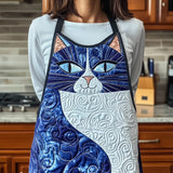 Whimsical Kitten | Quilted Apron