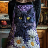 Graceful Cat | Quilted Apron