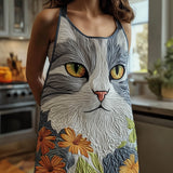 Meow Chef | Quilted Apron