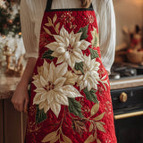 Poinsettia | Quilted Apron