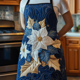 Poinsettia | Quilted Apron