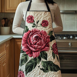 Charming Rose | Quilted Apron