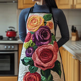 Charming Rose | Quilted Apron