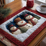 Winter Snowman | Quilted Placemat