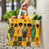 Melanin | Quilted Shopping Bag