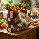 Basset Hound | Quilted Shopping Bag