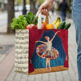 Ballerina Stage | Quilted Shopping Bag