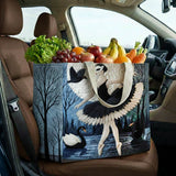 Black Swan Ballerina | Quilted Shopping Bag