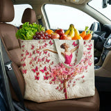 Butterfly Ballerina | Quilted Shopping Bag