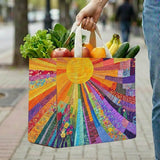 Vibrant Sunray | Quilted Shopping Bag