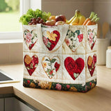 Rustic Rose | Quilted Shopping Bag