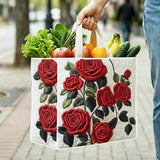 Charming Rose | Quilted Shopping Bag