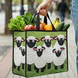 Sheep Haven | Quilted Shopping Bag