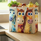 Funky Horse | Quilted Shopping Bag