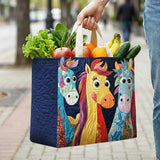 Funky Horse | Quilted Shopping Bag