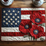 Patriot Petal | Quilted Placemat