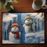 Snowman Pit | Quilted Placemat