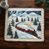 Christmas Train | Quilted Placemat