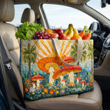 Palm Mushroom | Quilted Shopping Bag