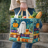 Ghost Tales | Quilted Shopping Bag