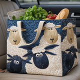 Curly Sheep | Quilted Shopping Bag