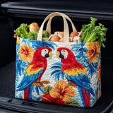Twin Macaw | Quilted Shopping Bag