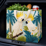 Golden Cockatoo | Quilted Shopping Bag