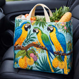 Trio Parrot | Quilted Shopping Bag