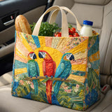 Sun Parrot | Quilted Shopping Bag