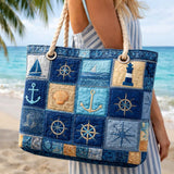 Navy Blue | Handcrafted Beach Bag