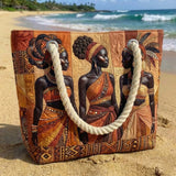 Melanin Queens Radiance | Handcrafted Beach Bag