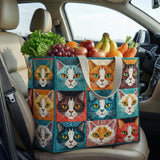 Quiet Whiskers | Quilted Shopping Bag