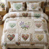 Flower Patchwork | 3-Piece Handcrafted Bedding Set