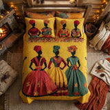 Soulbound Roots | 3-Piece Handcrafted Bedding Set