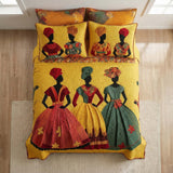 Soulbound Roots | 3-Piece Handcrafted Bedding Set