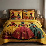 Soulbound Roots | 3-Piece Handcrafted Bedding Set