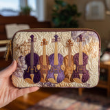 Elegant Violin | Quilted Purse