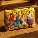 Funky Chicken | Quilted Purse