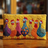 Funky Chicken | Quilted Purse