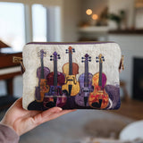 Elegant Violin | Quilted Purse