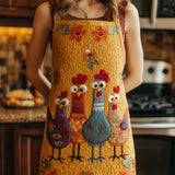 Funky Chicken | Quilted Apron