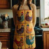 Funky Chicken | Quilted Apron