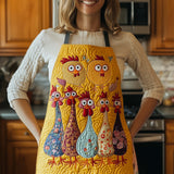 Funky Chicken | Quilted Apron