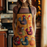 Funky Chicken | Quilted Apron